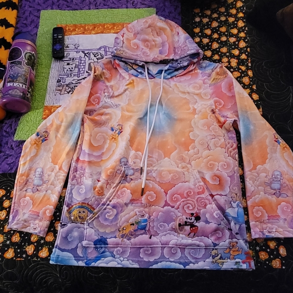 Brand New Divine Imagination Art Sherpa Art Hoodie - Picture 2 of 13
